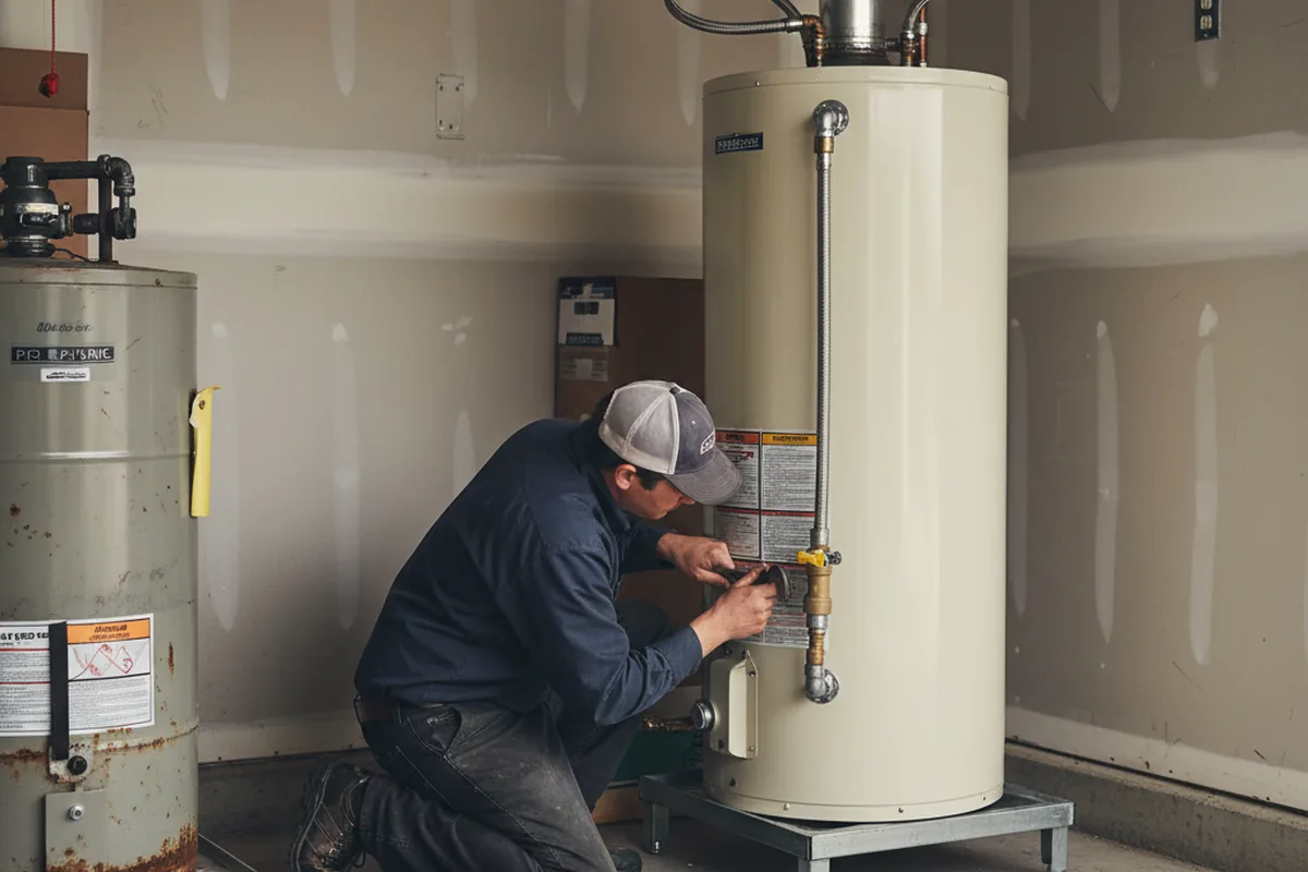 Water heater and shutoff valve replacement in Little River